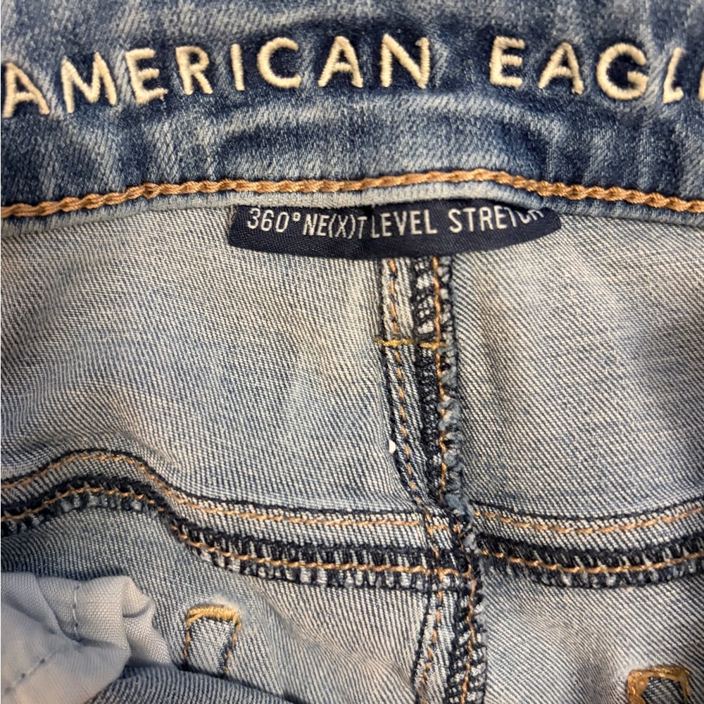 American Eagle Outfitters Light Blue Skinny Jeans - Picture 5 of 7